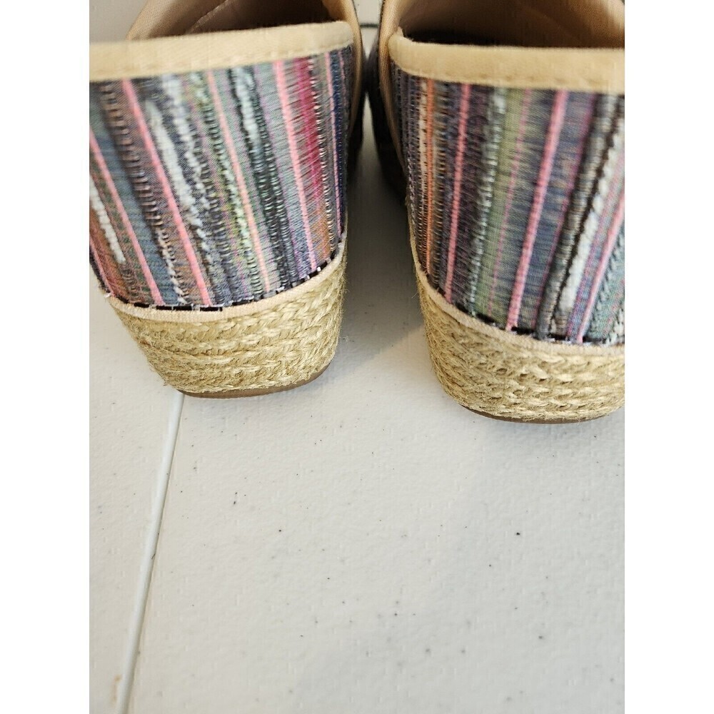 Dansko Woven Striped Clog Espadrille Colorful Sz 39 / US 8.5 - 9 per website - Picture 6 of 9